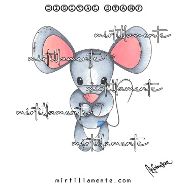 ALMOST CUTE: MOUSE B/W & COLOR